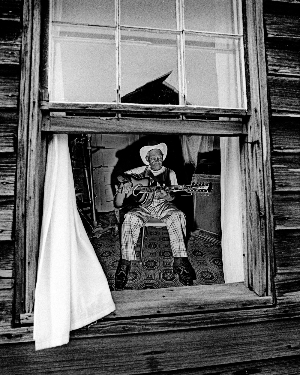 Jack Owens in Window,  by Eyd Kazery