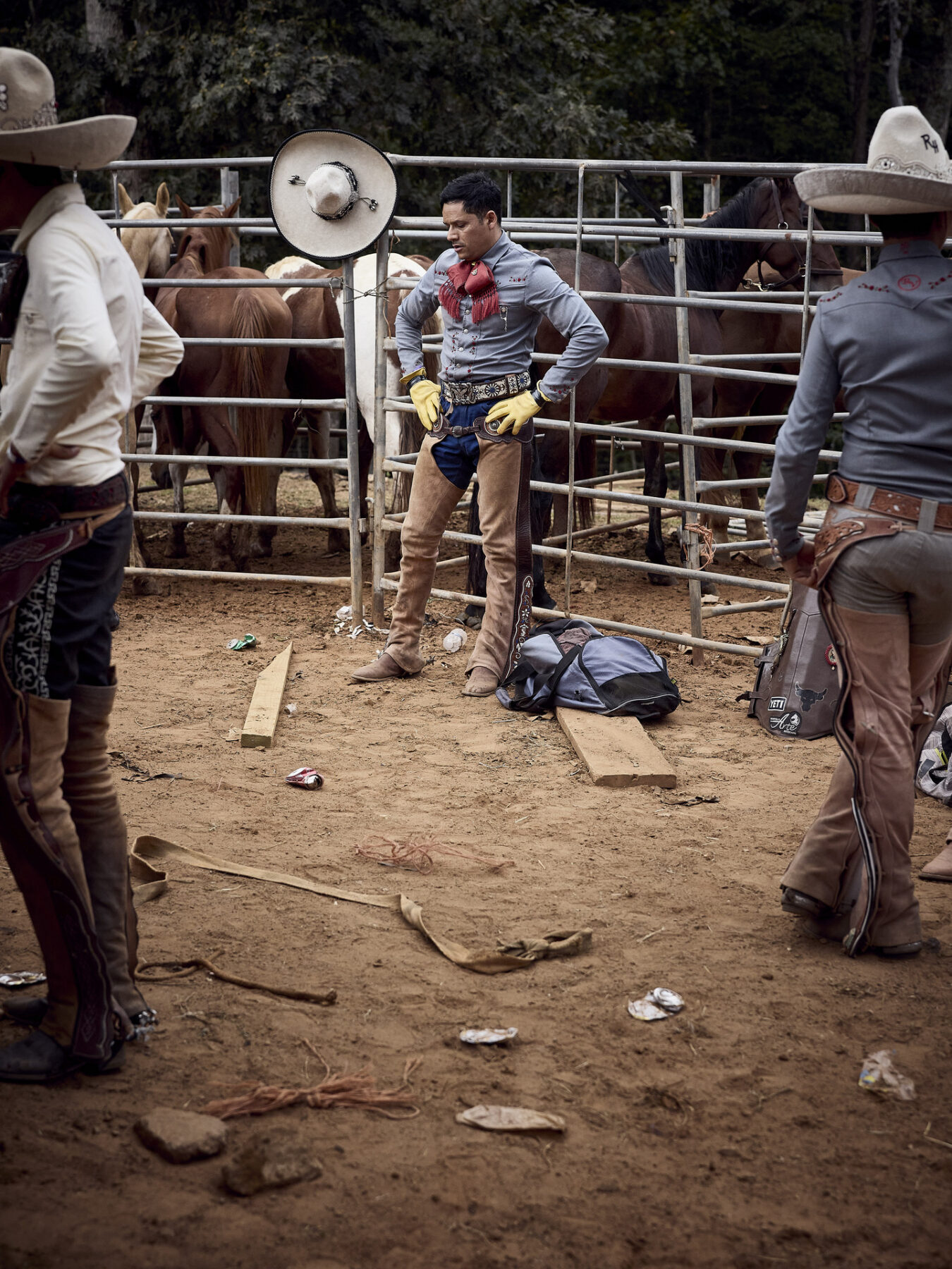 Greg Miller, Charro in Beside Holding Pen, CURRENTS 2025